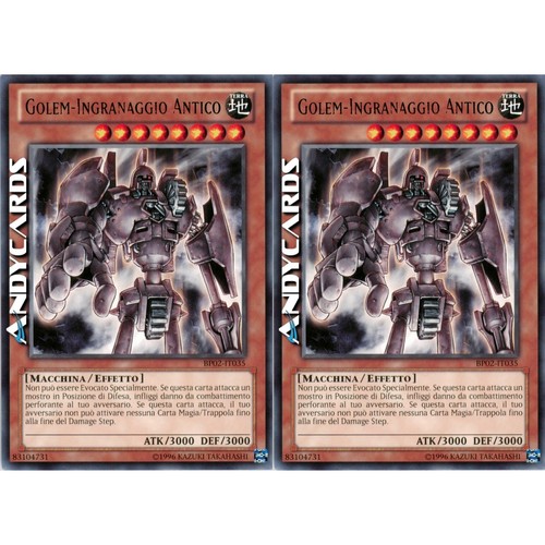 Golem ingranaggio antico - antico, 2x
