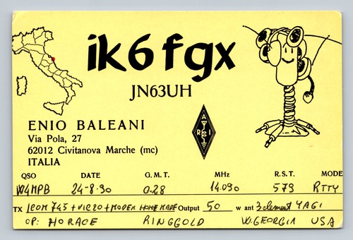 Radioamatore qsl ik6fgx - radioamatore,