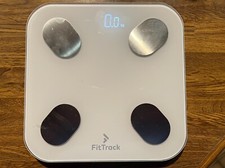 Bilancia digitale per pesi corporei bagno FitTrack Dara - Bilancia per grasso corporeo approvata dalla FDA