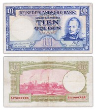 10 GULDEN 1945 PAYS BAS /