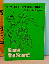 Programma Baseball 1975 California Angel Daviess County Straight Kentucky Bourbon