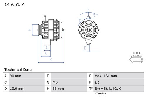 Bosch 986 082 900 - bosch,