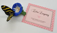 Zebra Longwing - Butterflies Of The World Hargreaves Franklin Mint Collection