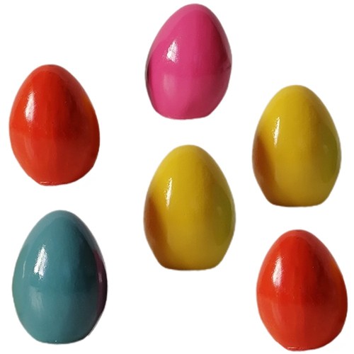 Uova pasqua ceramica - uova, di
