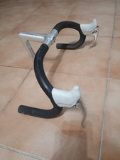 80s Vintage Combo Cinelli 1r Stem + Bar + Leather Campagnolo C Record Levers 