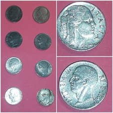 8 Monete Da 10 Centesimi  1942