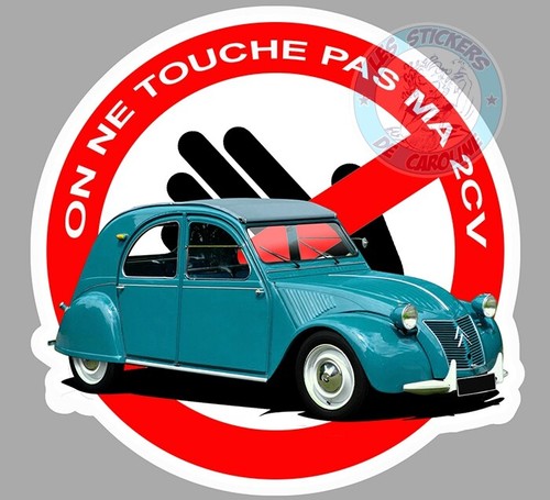 Sticker deuche citroen ne - sticker, cv