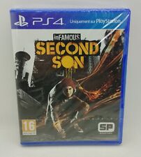 INFAMOUS SECOND SON SONY PS4 PLAYSTATION 4 PAL FR NEUF