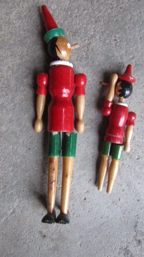 Pinocchio legno vintage - , in