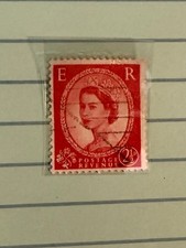 1958 Raro Francobollo Rosso