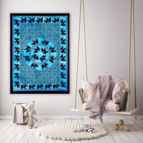Arazzo elefante mandala - elefante,