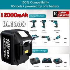 18 V 12,0 Ah per batteria
