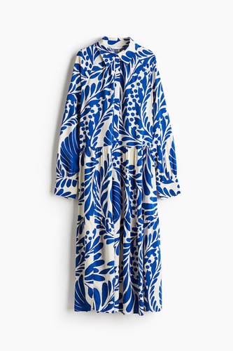 Abito camicia midi collo - abito, m