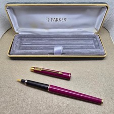 RARA VINTAGE PARKER CLASSIC LAQUE TOURMALINE STILOGRAFICA PENNINO 14K F