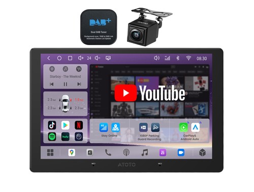 Autoradio atoto dab - autoradio, 9"