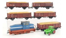Märklin: set treno per barbabietole da zucchero cinque auto con locomotiva diesel DHG 500 C / n. 2861