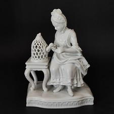 Figurine "Lady with cage" -