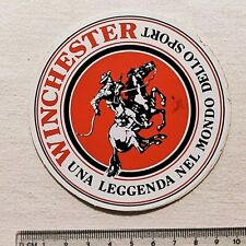 WINCHESTER FUCILI SPORT ADESIVO AUTOCOLLANT VINTAGE OLD STICKER ORIGINAL MINT