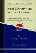 Opere Matematiche di Luigi
