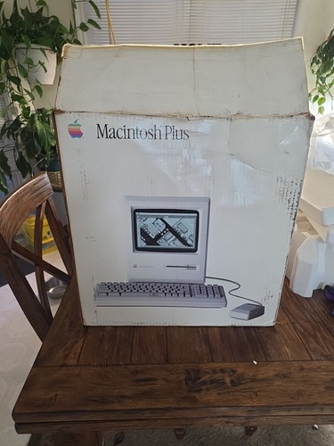 Apple macintosh plus scatola - apple,