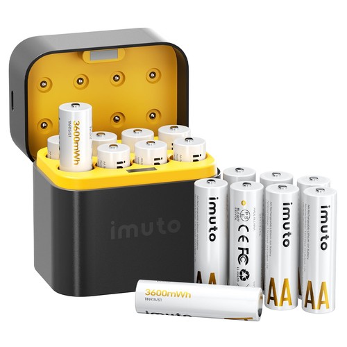 Batterie aa ricaricabili - 1.5v,