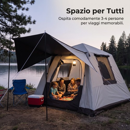 Tenda campeggio automatica - campeggio,