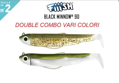 Fiiish black minnow double - black,