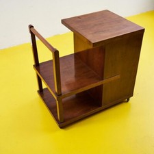 Carrello contenitore anni 30 in legno