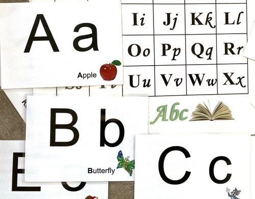 Flash card alfabeto - , grande