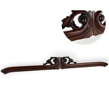 Cimasa antica in legno fregio sovraporta sopra porta intaglio vecchio epoca 800