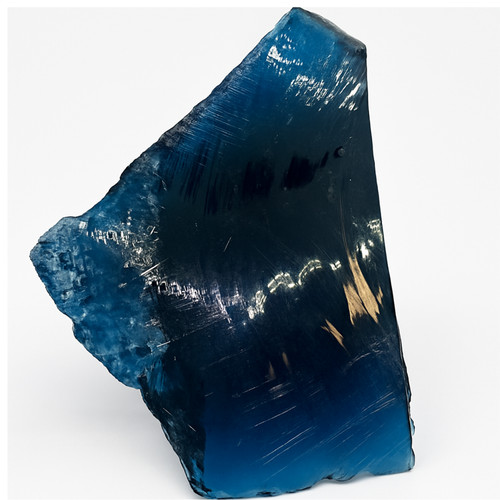 Pietra grezza ossidiana blu