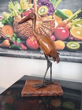 Scultura: Cicogna In legno