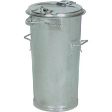Pattumiera 50L lamiera acciaio