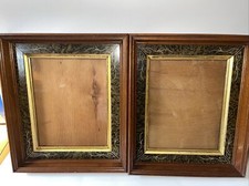 Coppia cornici antiche in noce