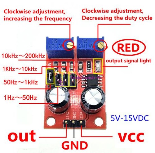 5pcs ne555 pulse - ne555,