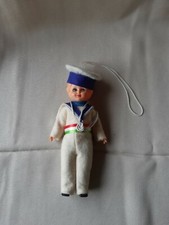 bambola da collezione vintage con uniforme ESERCITO  Marina Militare marinaio