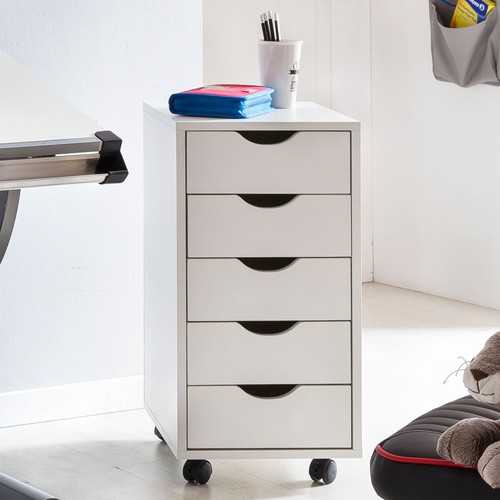 Contenitore con ruote - , bianco