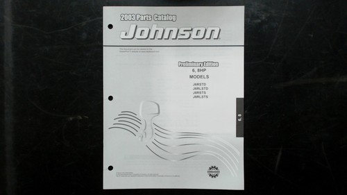 Catalogo ricambi johnson 8hp - ricambi,