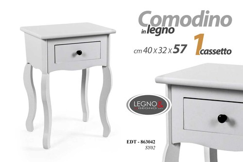 Comodino tavolino cassetto - comodino,