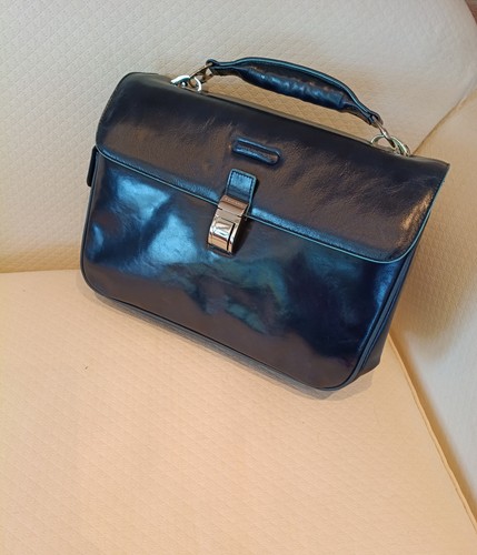 Piquadro blue square valigetta - square,