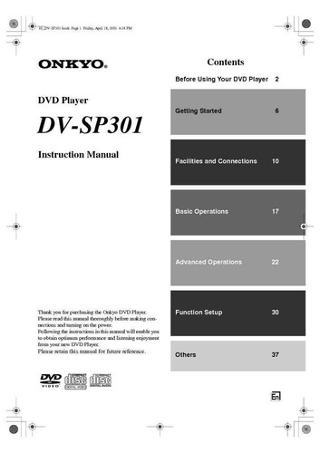 Onkyo sp301 lettore dvd - lettore,
