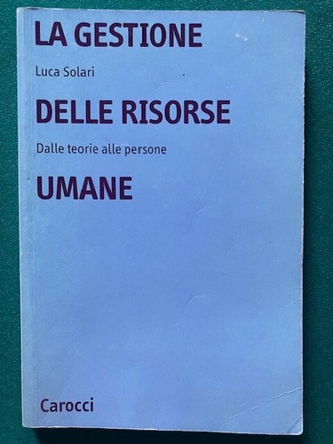 Luca solari gestione delle - luca, la