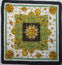 -Superbe Foulard LOREDANO soie
