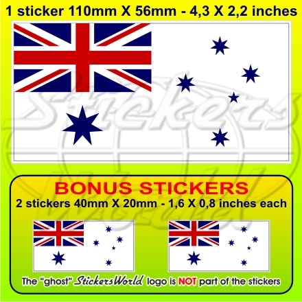 Adesivo australia bandiera - adesivo,