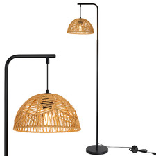 Lampada da terra E27 nera