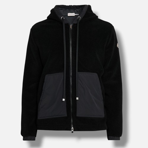 Moncler uomo nero pile due - uomo,