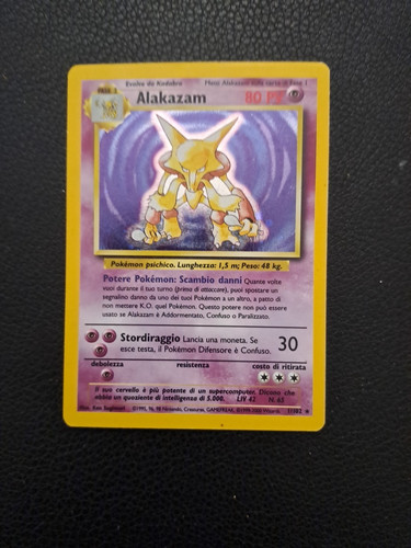 Pokemon alakazam 102 - alakazam, 1/102