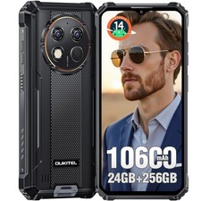 Smartphone outdoor OUKITEL G1 24 GB + 256 GB 10600 mAh cellulare doppia SIM 6,52 pollici P68
