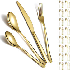 Set Di Posate in Oro 48 Pezzi