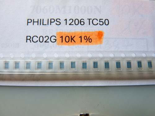 100x résistance cms smd 1206 - 100x,